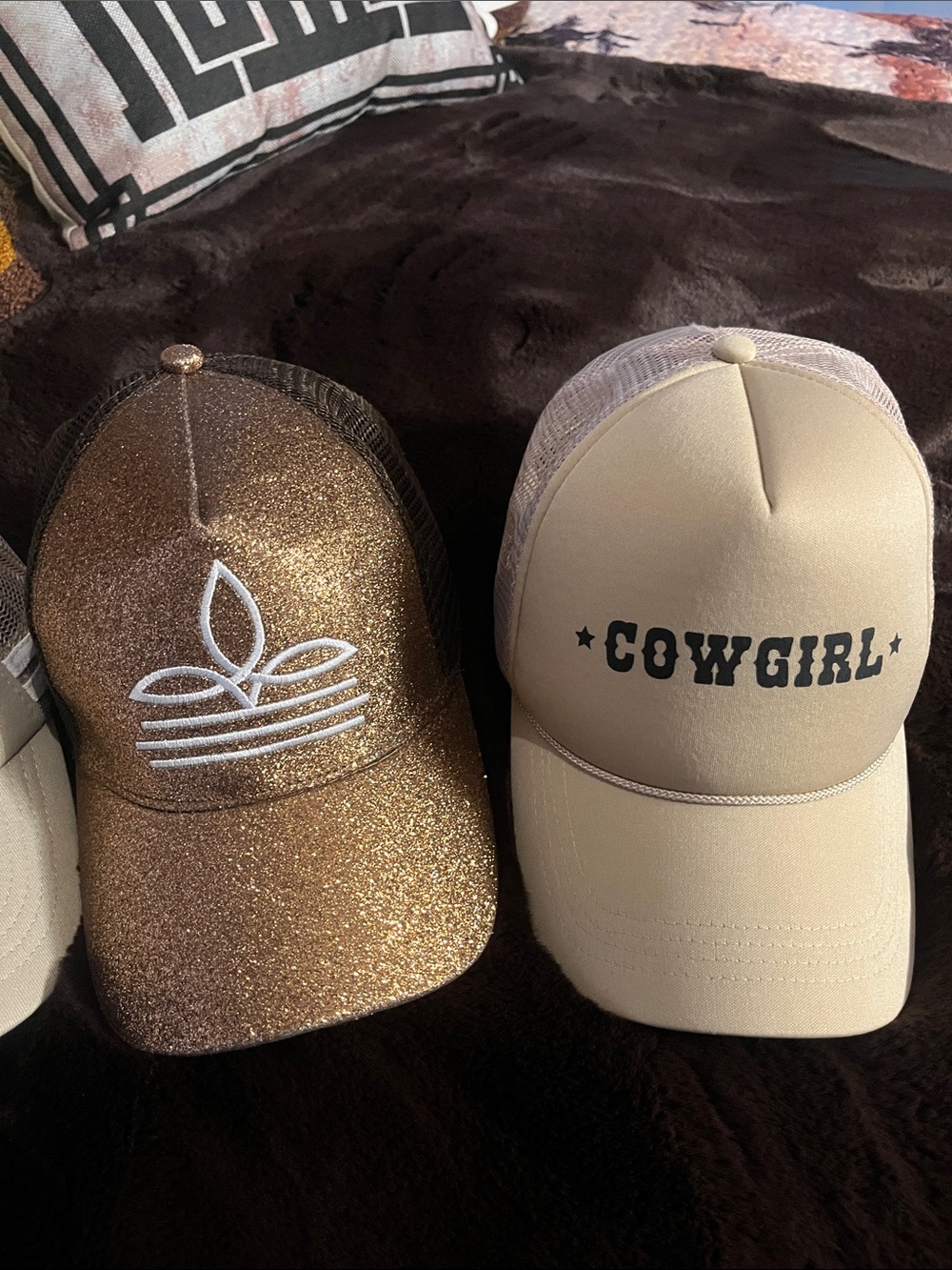4 cowgirl ball caps - Picture 3 of 10